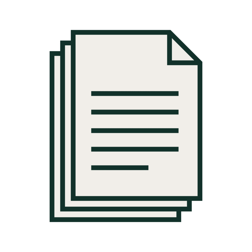 Icon of a stack of paper